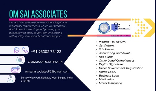 Om Sai Associate – Gst Registration and Return